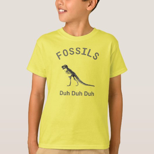 T-shirt Fossiles (Devant)