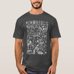 T-shirt Fossiles de DinosauresRe Paléontologie Science Arc