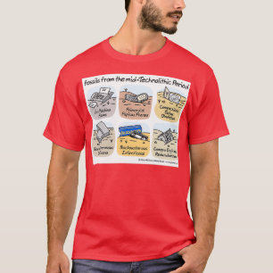 T-shirt fossiles technolithiques