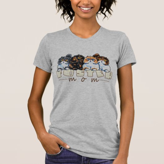 T-shirt Foster Cat Maman (Devant)