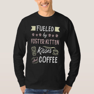 T-shirt Foster Kitten Secourir Maman Café