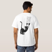 T-shirt fou de chat (Dos entier)