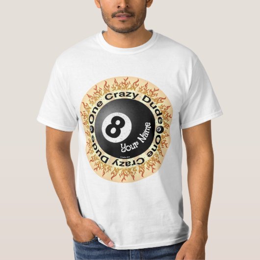 T-shirt Fou de huit américain (Devant)