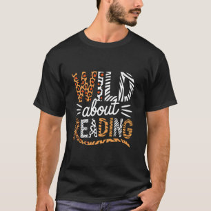 T-shirt Fou de lecture de livres Lecteur Amoureux Biblioth