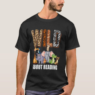 T-shirt Fou de lecture, lecture de livres et bibliothèque