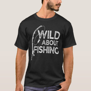 T-shirt Fou de pêche Pêche au bass Pêcheur vintage