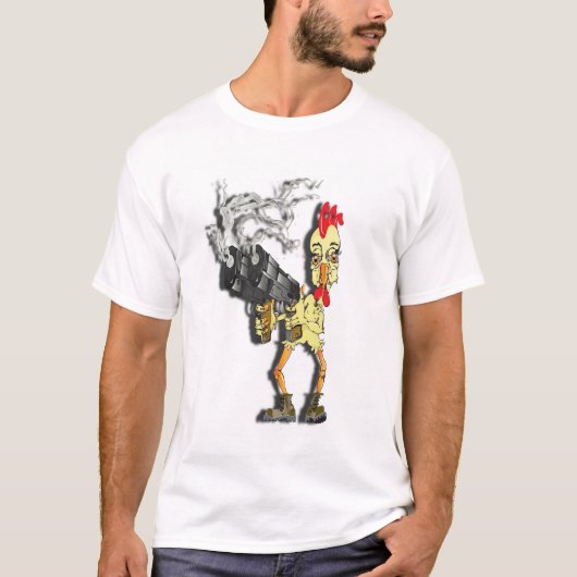 T-shirt fou de pollo (Devant)