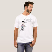 T-shirt fou de scientifique (Devant entier)