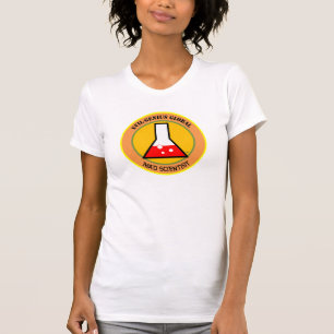 T-shirt fou de scientifique (femmes)