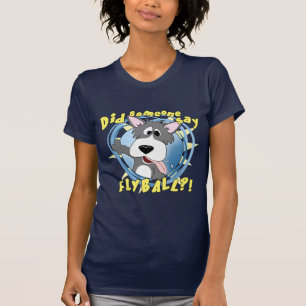 T-shirt fou d'obscurité de dames de chien de