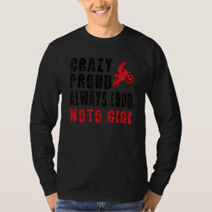 T-shirt Fou Fier Motocross Gigi Grandma Vélo De Chemin Gig