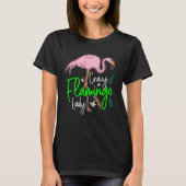 T-shirt Fou Flamant rose Lady Femmes (Devant)