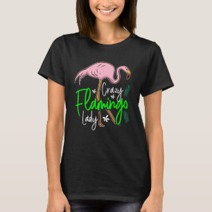 T-shirt Fou Flamant rose Lady Femmes