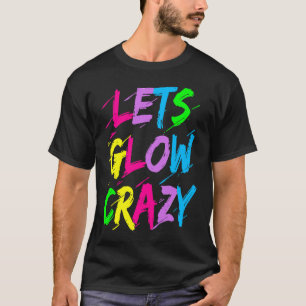 T-shirt Fou Fou Fou Fou Fou 80s Retro Costume Partie