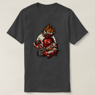 T-shirt Fou furieux betterave Halloween — Guerrier rétro s