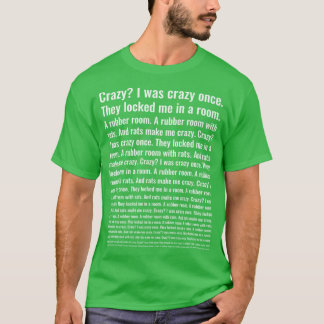 T-shirt Fou j'étais fou une fois Funnyrending Meme Premium
