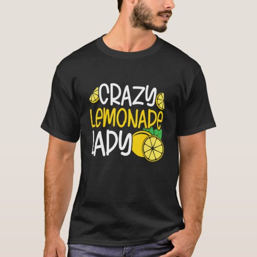 T-shirt Fou Lemonade Lady Ice Lemon Juice Lemonade (Devant)