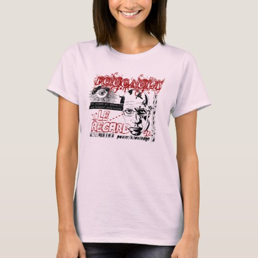 T-shirt Foucault - Le Regard (Devant)