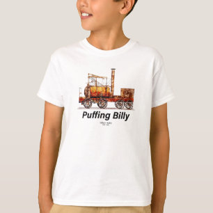 T-shirt Foudre Billy Steam Train Anglais Locomotive
