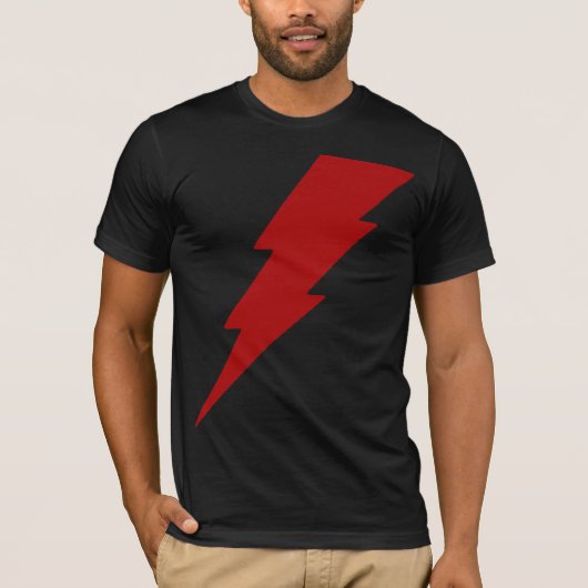 T-shirt Foudre rouge (Devant)