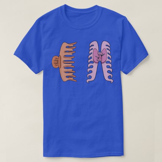 T-shirt Fouets Clips de cheveux (Design devant)