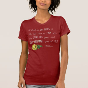 T-shirt Foule de Madding "une obscurité florale de chemis