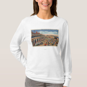 T-shirt Foules sur la plage devant le casino