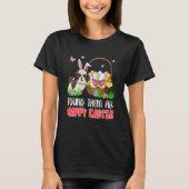 T-shirt Found Them All Happy Easter Bunny Shih Tzu Hunting (Devant)