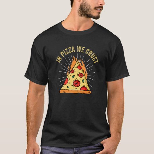T-shirt Four à pizza maker coupe-pizza kit de fabrication (Devant)