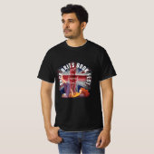 T-shirt Four Brits Book Fest Dark Logo Mens/Unisex (Devant entier)