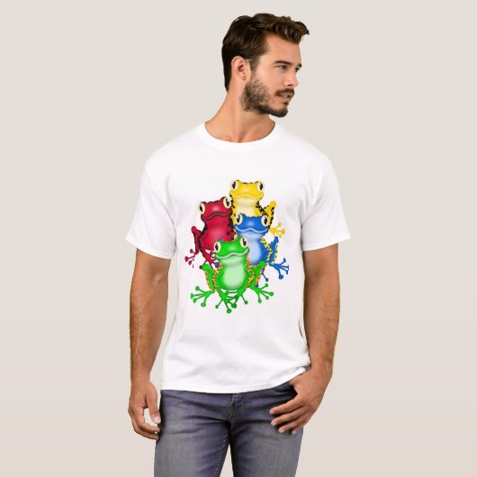 T-shirt Four Frogs (Devant entier)