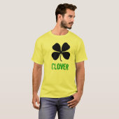 T-shirt Four_Leaf_Clover_11, trèfle (Devant entier)