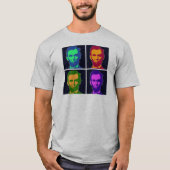 T-shirt Four Pop Art Abraham Lincoln (Devant)