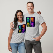T-shirt Four Pop Art Abraham Lincoln (Unisexe)