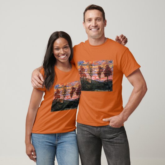 T-shirt Four Trees, art d'Egon Schiele, (Unisexe)