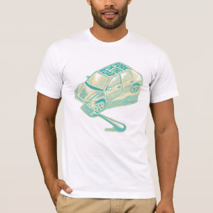 T-shirt Fourche dans l'accident de la route