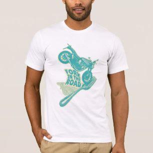 T-shirt Fourche dans le crash de moto routier