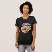 T-shirt fourgon hippie rétro comment je roule (Devant entier)