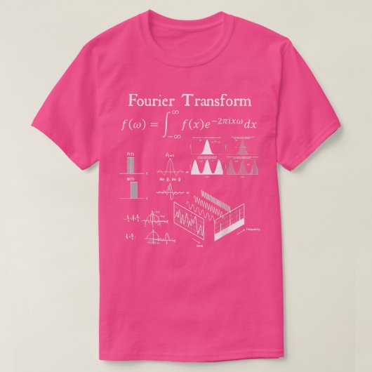 T-shirt Fourier Transformer Signal Science Math Enseignant (Design devant)