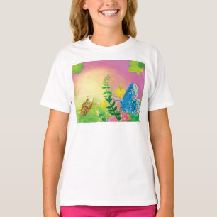 T-shirt Fourmi, escargot et papillon de Chapman