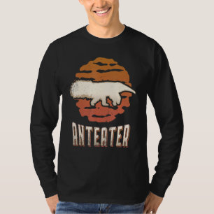 T-shirt Fourmilier Vintage Rétro Classique Animal Coucher