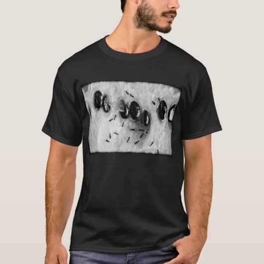 T-shirt fourmis de surf (Devant)