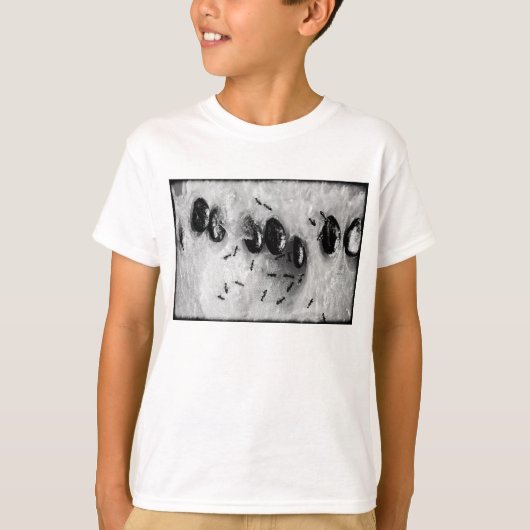 T-shirt fourmis de surf (Devant)