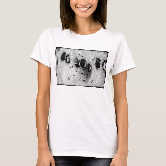 T-shirt fourmis faisant du surf (Devant)