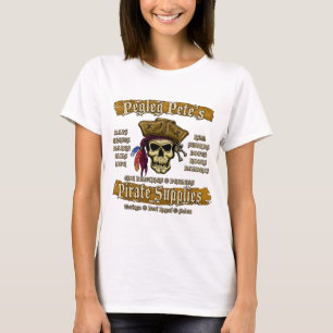 T-shirt Fournitures de pirates de Pegleg Pete