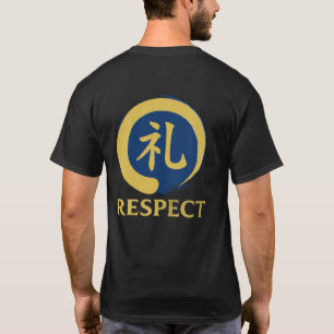 T-shirt Fournitures de Sensei Bushido Respect Kanji