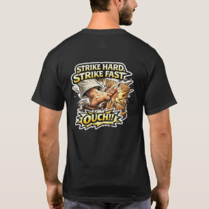 T-shirt Fournitures de Sensei Frappe Fort Frappe Vite AÏE