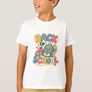 T-shirt Fournitures Scolaires Mignonnes Kawaii de Rentree