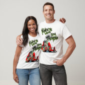 T-shirt fourrez la copie zombies2 (Unisexe)