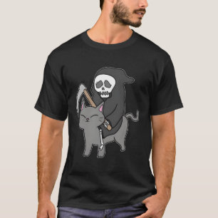 T-shirt Fourrure Féline Chat Animal Halloween Tricoter Ou